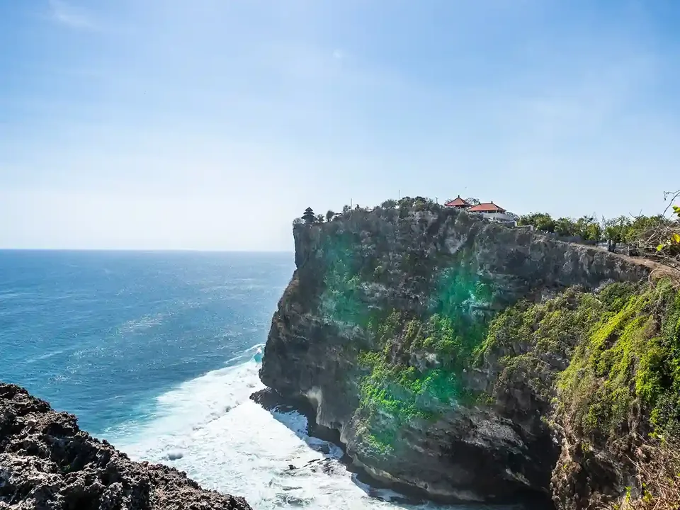 Uluwatu clifftop above the Indian Ocean, Bali